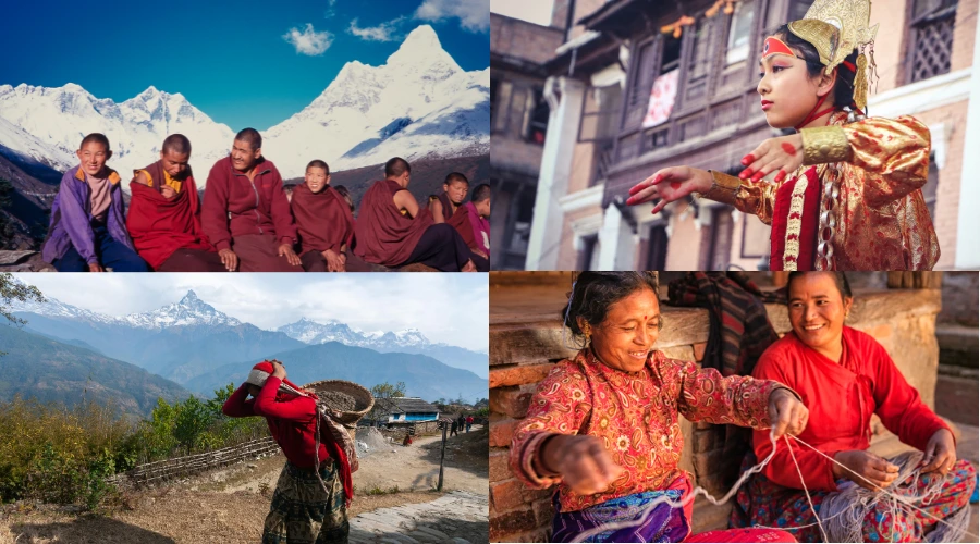Nepal's culture and local life of peoples