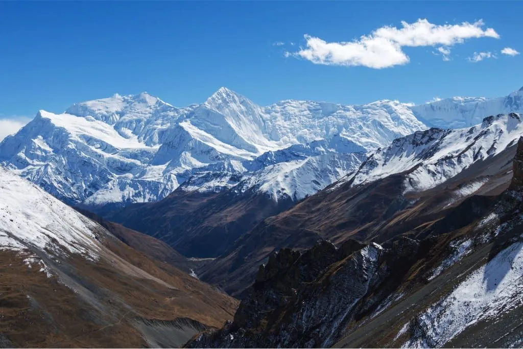 Beautiful view of Annapurna Conservation Area