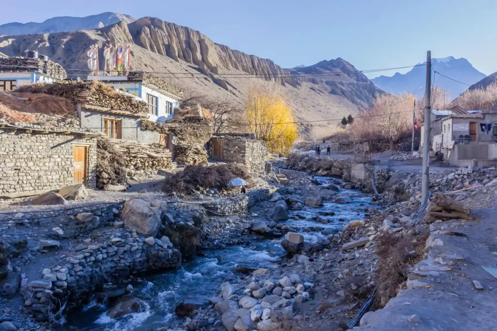 Medieval Mud-Brick Architecture House in kagbeni Nepal
