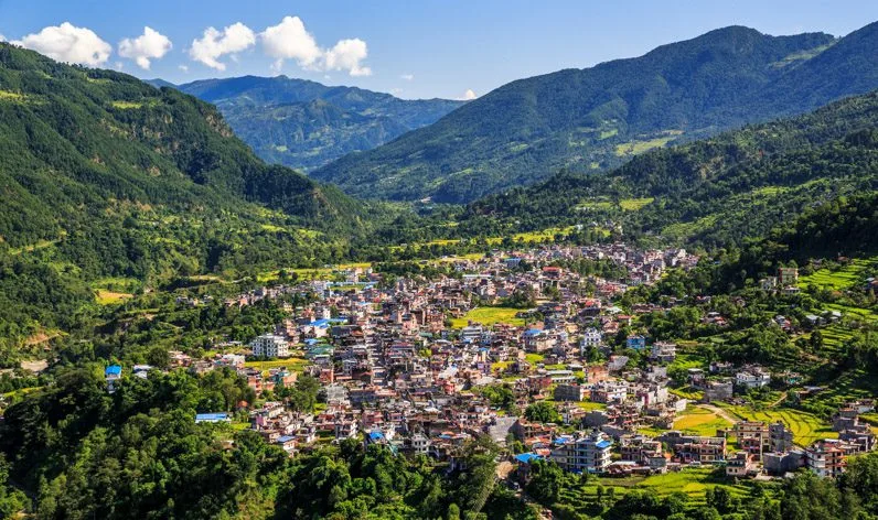 Besisahar city - gateaway to annapurna circuit trek