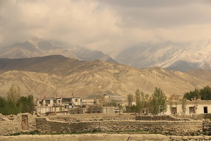 View of Upper Mustang, the Forbidden kingdom of Lo Mathang